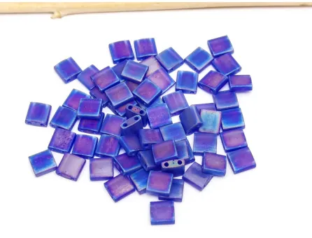 Miyuki Tila Matte Transparent Cobalt AB 5g