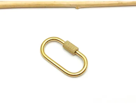 Inchizatoare otel inoxidabil 304 auriu placat IP oval 26x14x4mm