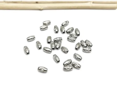 Margele otel inoxidabil 201 oval 5x3mm