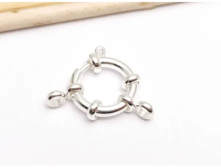 Inchizatoare otel inoxidabil 304 rotunda 17x14x4mm argintiu deschis