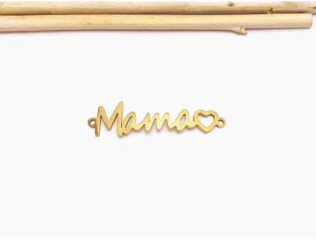 Link mama otel inoxidabil 201 auriu 33.5x9x3mm