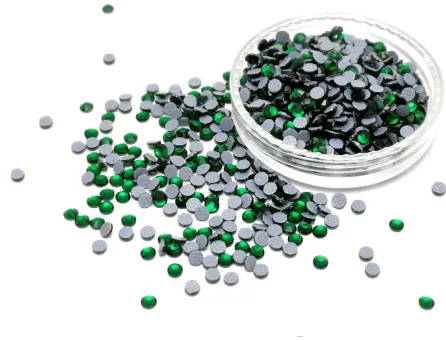 Strasuri hotfix 1.9~2mm verde inchis (100buc)