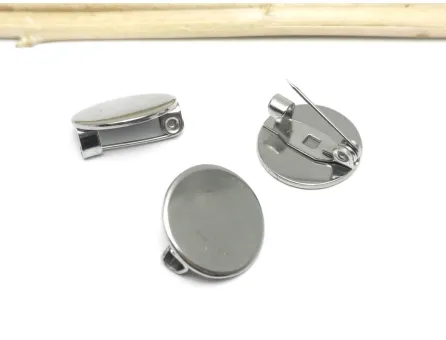 Baza pentru brosa otel inoxidabil 304 platou 14mm