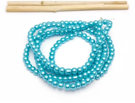 Perle de sticla 3mm turcoaz (sirag)