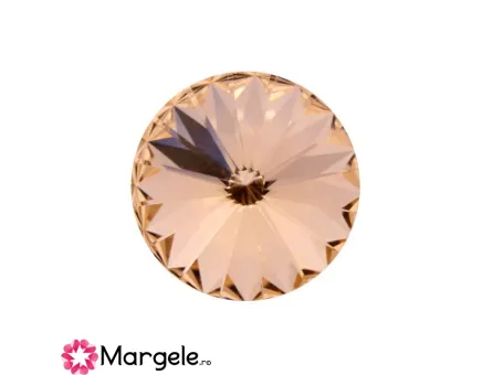 Cristal preciosa rivoli maxima ss47 - 10mm light peach (1buc)