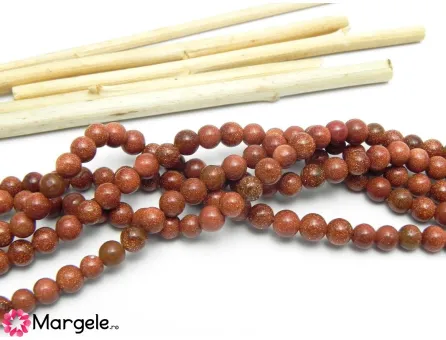 Sirag goldstone sfere 4mm
