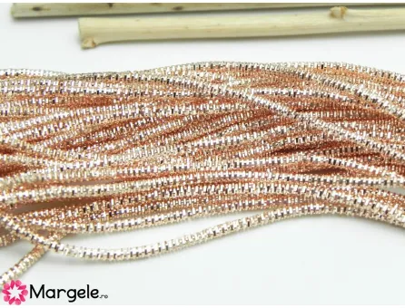 Sarma bouillon 1mm rose gold