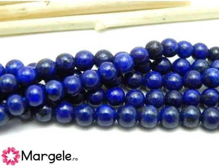 Sirag scurt lapis lazuli 4mm