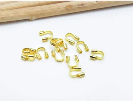 Protectie sarma 5x4mm auriu (50buc)