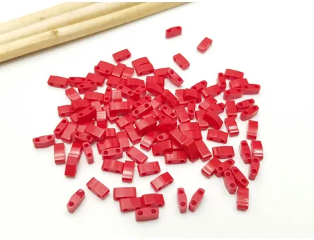 Miyuki Half Tila Opaque Red 5g