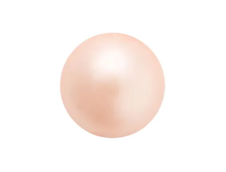 Perle preciosa maxima 4mm peach (1buc)