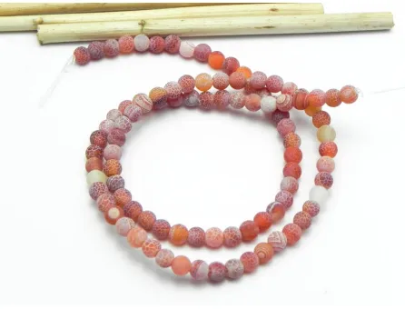 Sirag agate frosted 4mm roscat