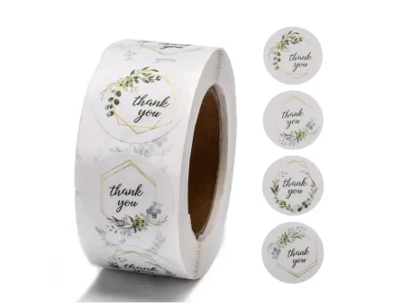 Rola sticker thank you