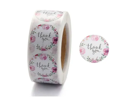 Rola sticker thank you