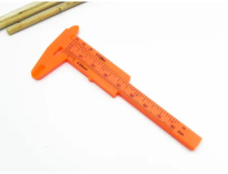 Subler plastic pentru masurat margele