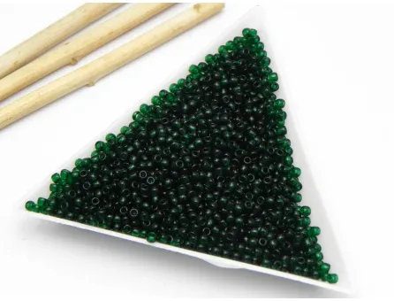Toho rotunde 11/0 green emerald (5g)