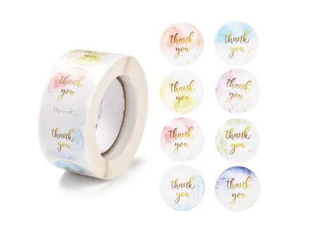 Rola sticker thank you