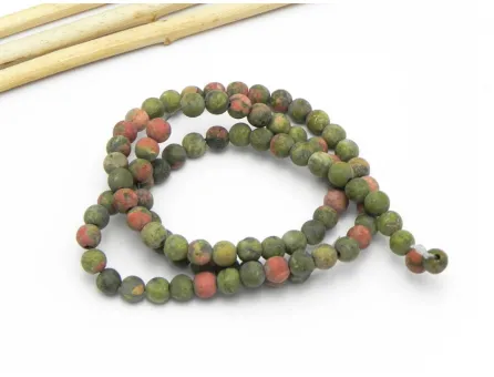 Sirag unakite mat sfere 4mm