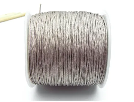 Snur cu nylon pentru bratari 0.8mm nude (10m)