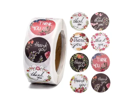 Rola sticker thank you