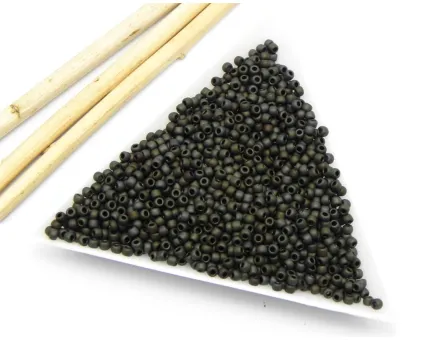 Toho rotunde 11/0 frosted metallic iris brown (5g)