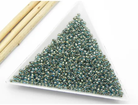 Toho rotunde 11/0 gold lined aqua (5g)