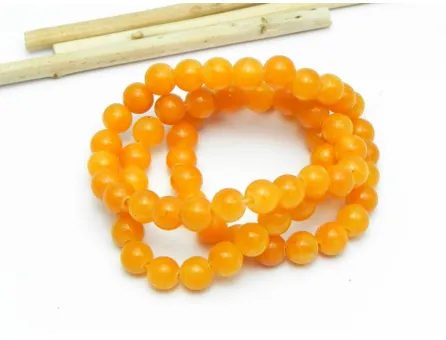 Sirag jad sfere 6mm orange