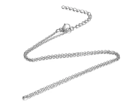 Lant otel inoxidabil cu inchizatoare si prelungitor 70cm