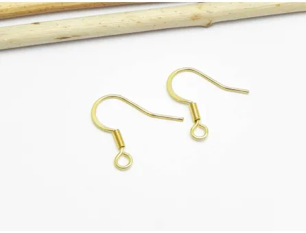 Tortite cercei otel inoxidabil 304 auriu 17x15mm (2buc)