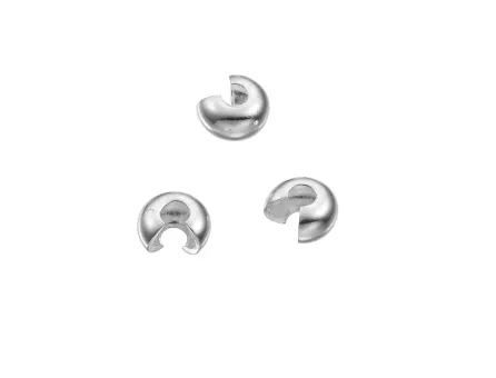 Acoperitor de crimp Argint 925 - 3mm (1buc)