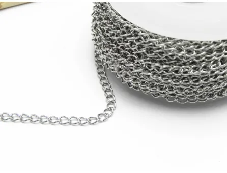Lant otel inoxidabil 3.3x2.5x0.5mm (1m)