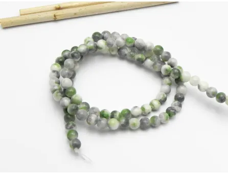 Sirag jad 4mm verde gri