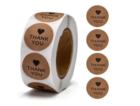 Rola sticker thank you