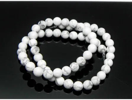 Sirag Howlit natural 6mm alb