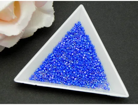 Miyuki delica 11/0 Opaque Cyan Blue AB (5g)