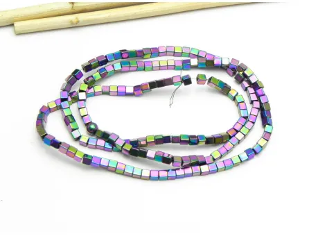 Sirag hematit cub 2mm multicolor