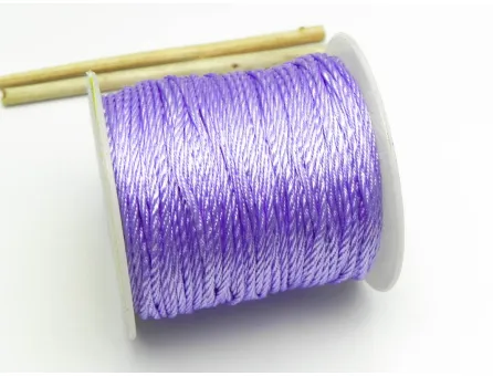 Rola snur impletit 1mm lila (45m)