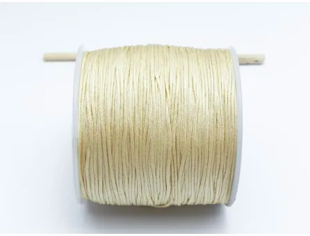 Snur cu nylon pentru bratari 0.8mm almond (10m)