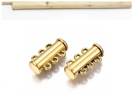 Inchizatoare magnetica cu 3 bucle 20x10x6mm auriu