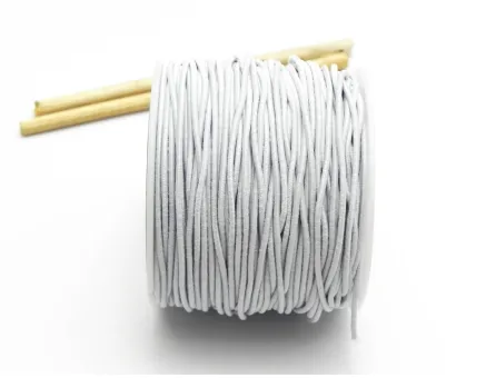 Rola snur elastic alb grosime 1mm (20m)