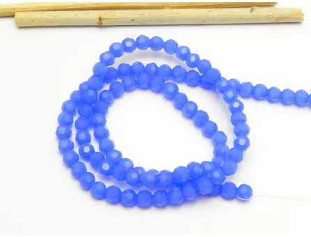 Margele cristal rotund fatetat 4mm blue opal (sirag)