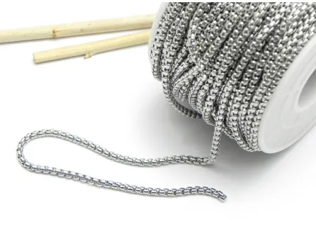 Lant otel inoxidabil 304 - 2.5x2.5x1.2mm (1m)