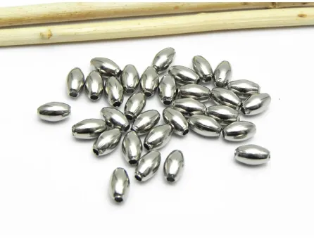 Margele otel inoxidabil 304 oval 7x4mm (1buc)