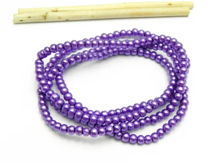 Perle de sticla 3mm mov (sirag)