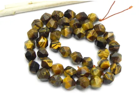 Sirag ochi de tigru fatetat 8x7mm