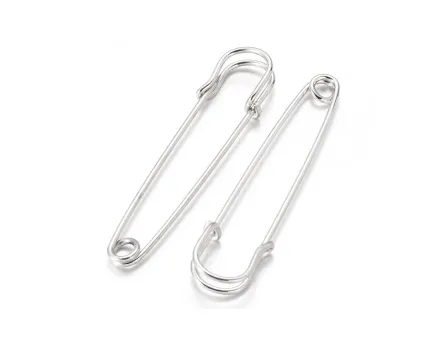 Ac de brosa 64x18x6mm argintiu inchis (1buc)