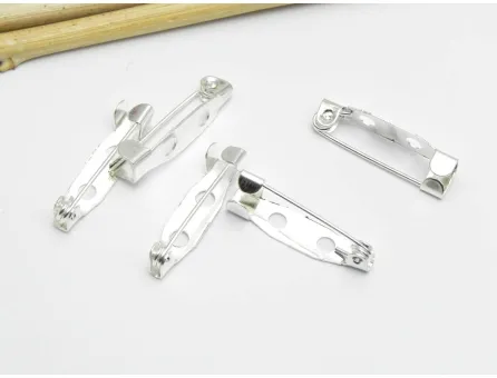 Baza pentru brosa 20x5mm argintiu  (1buc)