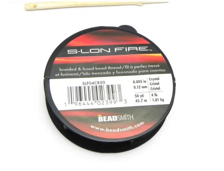 Ata S-lon Fire ata pentru insirat margele crystal 0.12mm (45m)