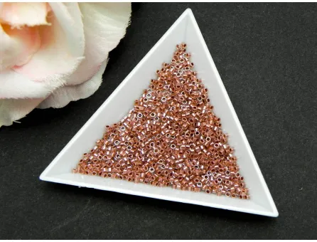 Miyuki delica 11/0 Copper Pearl Lined Mist (5g)