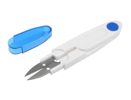 Foarfecuta bijuterii cu capac - albastru